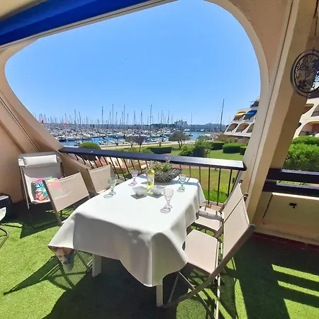 Lägenhet Port Horizon - T3 Terrasse Vue Port Climatise Piscine Wifi Escale Port