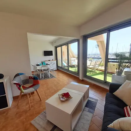Port Horizon - T3 Terrasse Vue Port Climatise Piscine Wifi Escale Port *