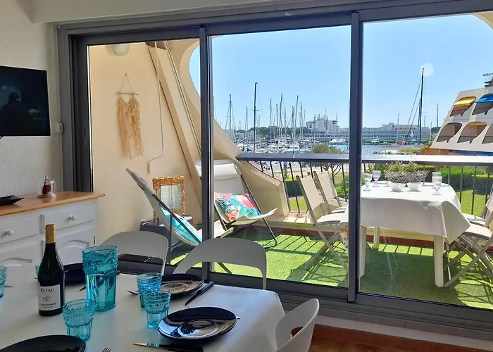 Port Horizon - T3 Terrasse Vue Port Climatise Piscine Wifi Escale Port