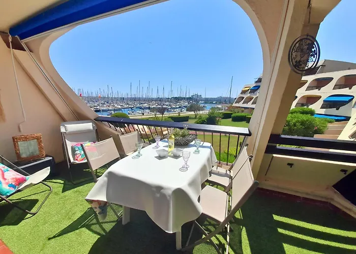 Apartamento Port Horizon - T3 Terrasse Vue Port Climatise Piscine Wifi Escale Port