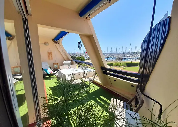 Port Horizon - T3 Terrasse Vue Port Climatise Piscine Wifi Escale Port